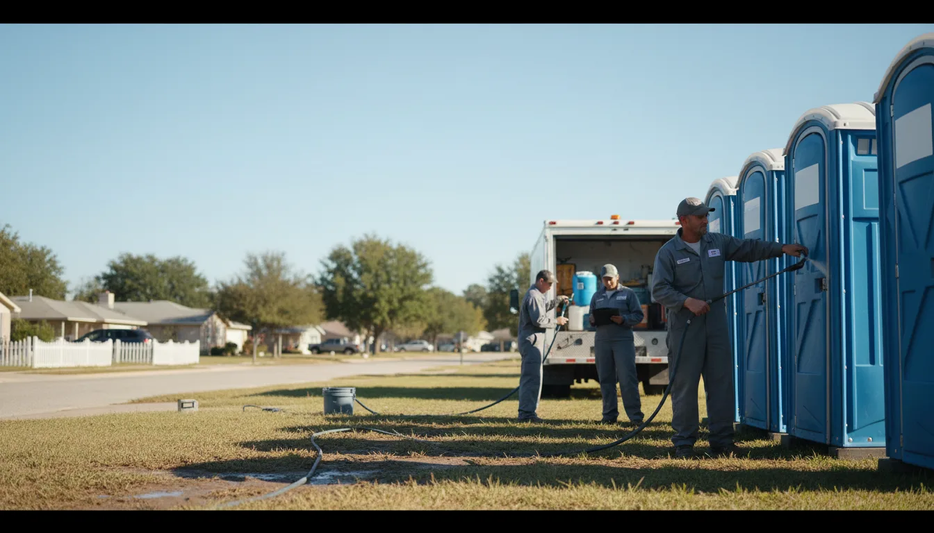 Long-Term Portable Toilet Rental in Lisbon, LA near me